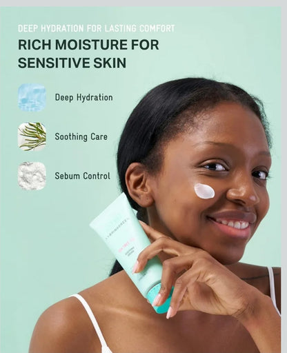 BRINGGREEN Tea Tree Cica Soothing Cream Plus - Korean Skin care, calming and soothing, moisturizer for skin, facial cream, trouble care, blackhead removing pore care