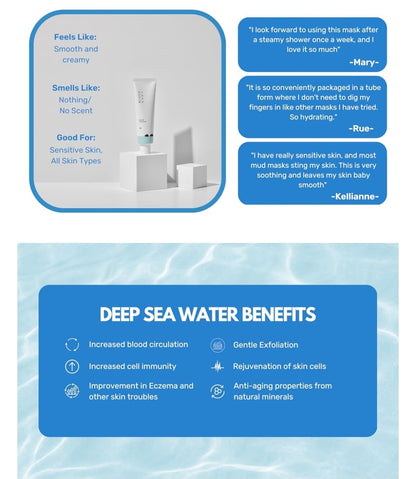 Round Lab 1025 Dokdo Sleeping Pack - All-In-One Facial Night Cream developed for irritated skin by UV rays and high temperatures, Hydrating & Soothing, Cooling effect, Low pH