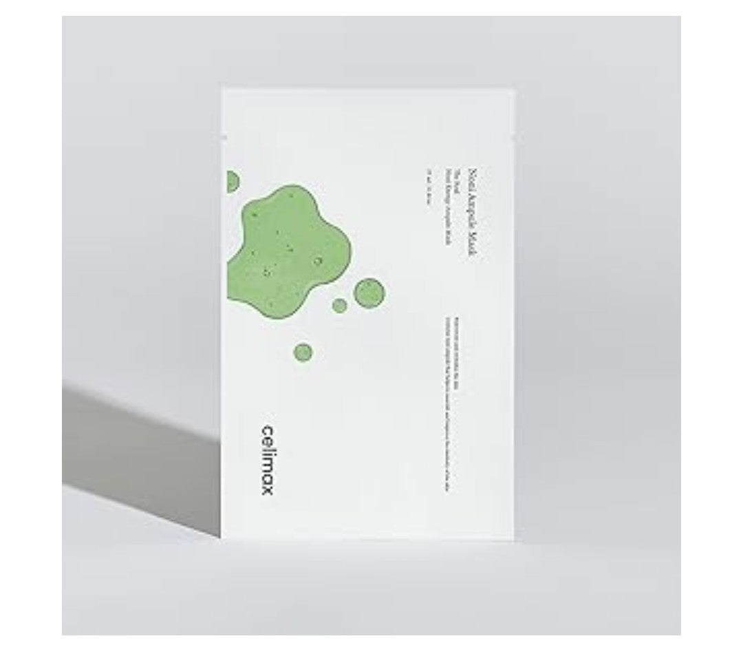 Celimax The Real Noni Energy Ampoule Mask - with Noni Fruit Extract & Hyaluronic Acid, Hydrating, Moisturizing, Soothing, Wrinkles & Fine Lines - 1 Mask