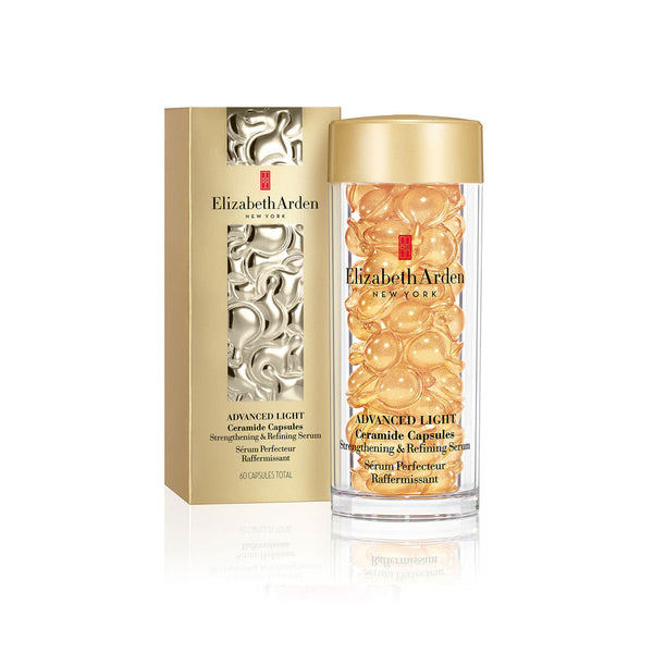 Elizabeth Arden Advanced Light Ceramide Capsules Strengthening & Refining Serum - Strengthen skin's barrier, visibly reduce the appearance of pores, restore a balanced and radiant complexion - 60 Capsules
