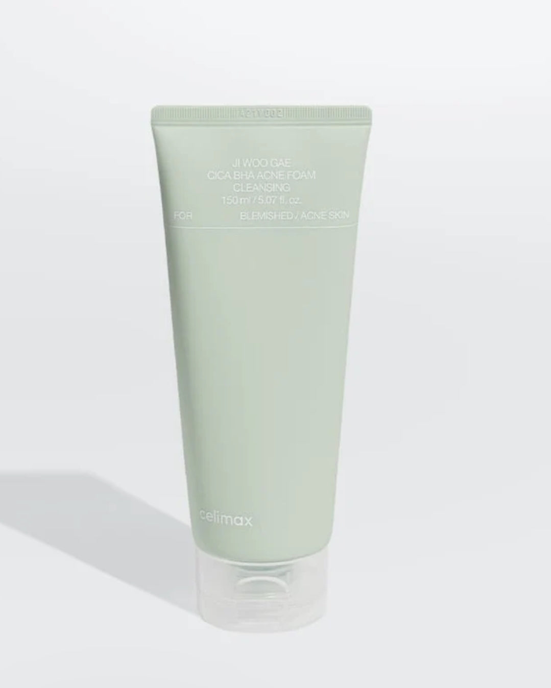 Celimax Ji Woo Gae Cica BHA Acne Foam Cleansing - Formulated to target acne and soothe skin irritation without stripping the skin of its natural moisture