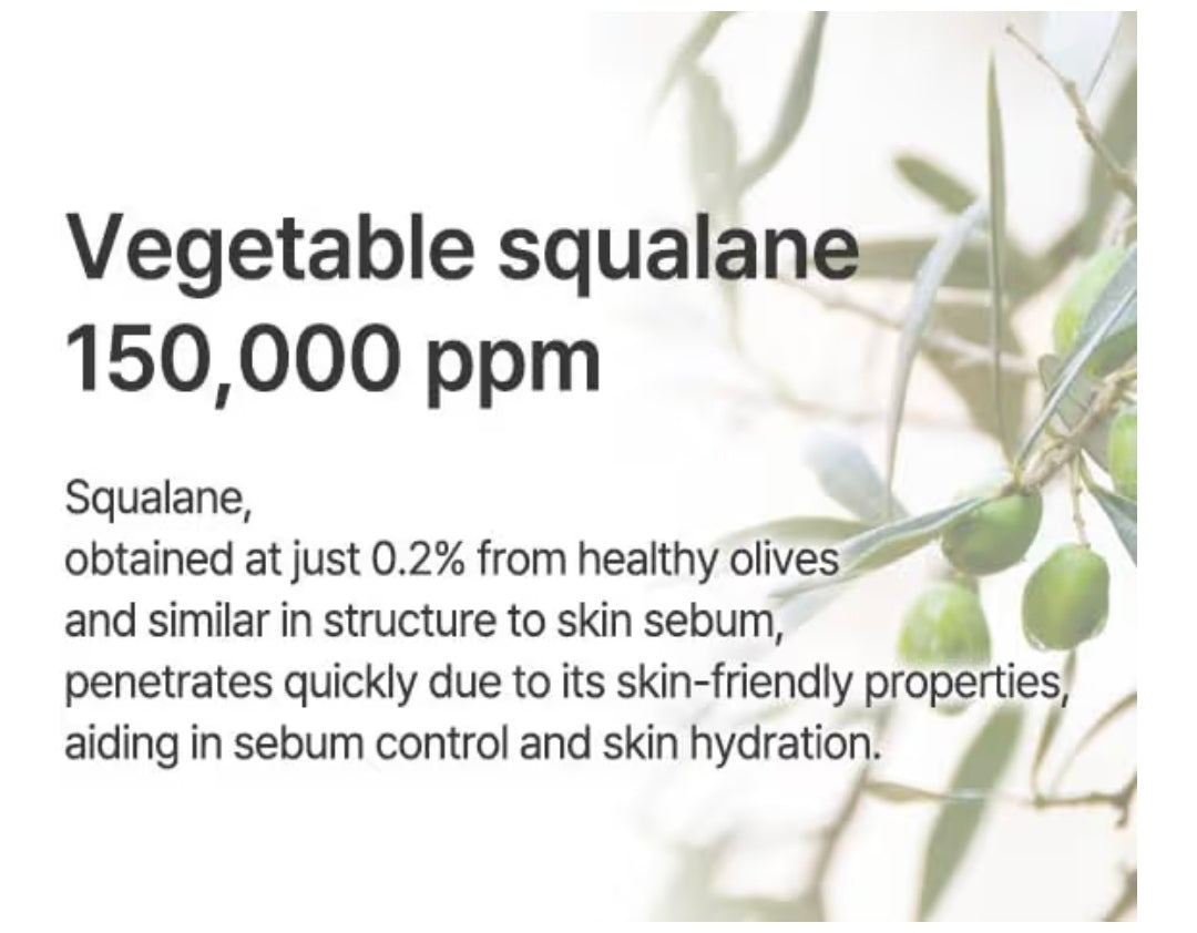 S. Nature AQUA SQUALANE MOISTURIZING CREAM - Face Moisturizer for Dry and Sensitive Skin, Vegetable Squalane 150,00ppm, Long-lasting Hydration, Pore Care Cream