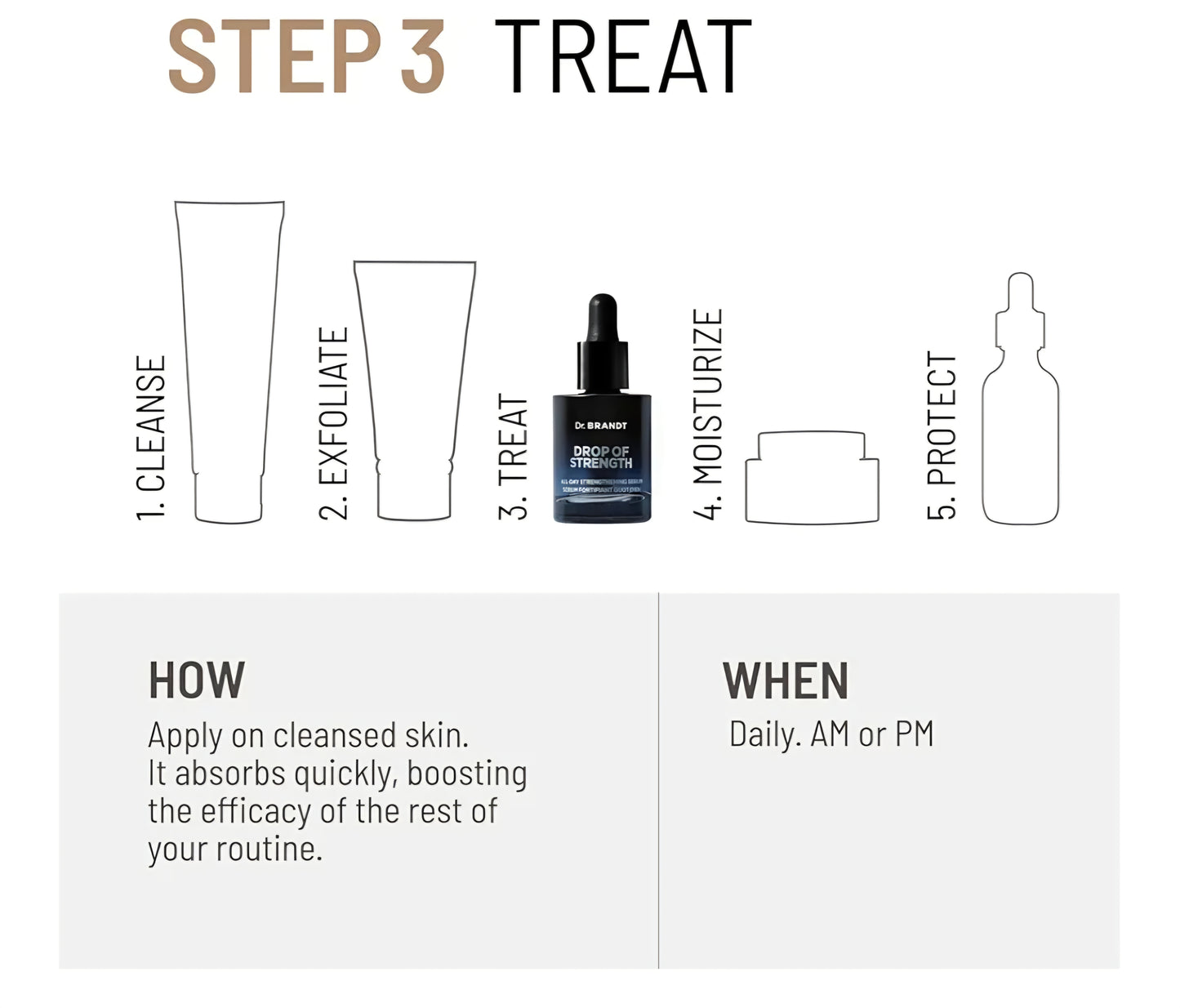 Dr. Brandt Drop of Strength All-Day Strengthening Serum - Target the skin’s natural purification process, helps hydrate & plump skin