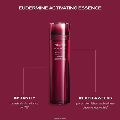 Shiseido Eudermine Activating Essence - Provides Deep Hydration & Targets Dark Spots - 24-Hour Hydration - Non-Comedogenic