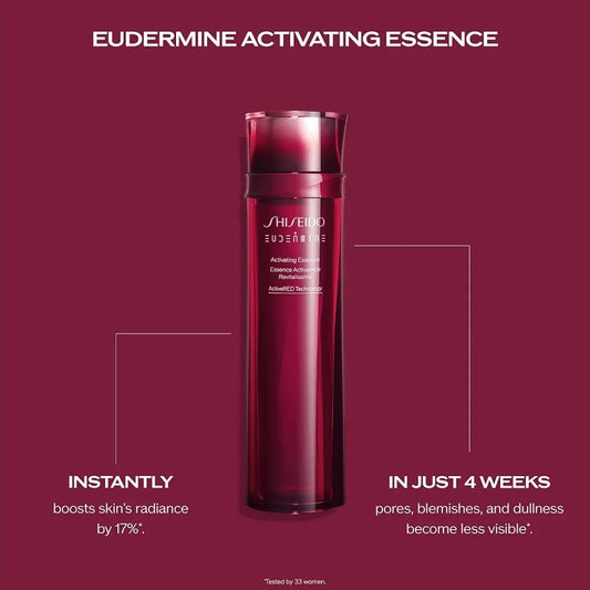 Shiseido Eudermine Activating Essence - Provides Deep Hydration & Targets Dark Spots - 24-Hour Hydration - Non-Comedogenic