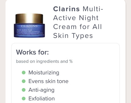 Clarins Multi Active Nuit 