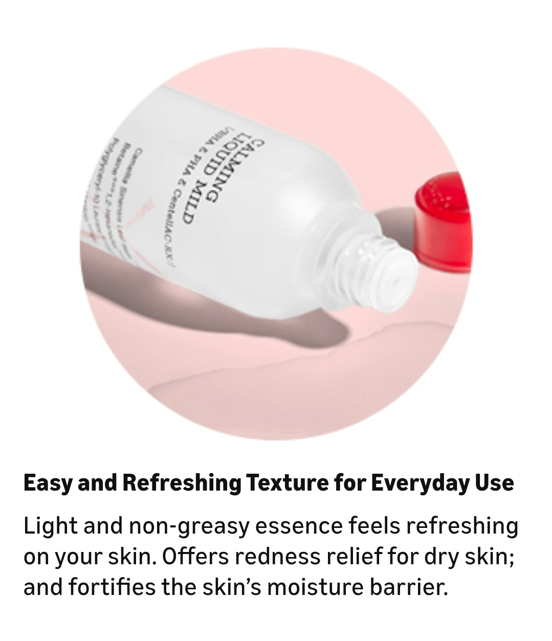 COSRX Calming Liquid Mild: solución perfecta que ayuda a prevenir el acné leve mientras se elimina el sebo con agua de té verde, BHA y PHA.
