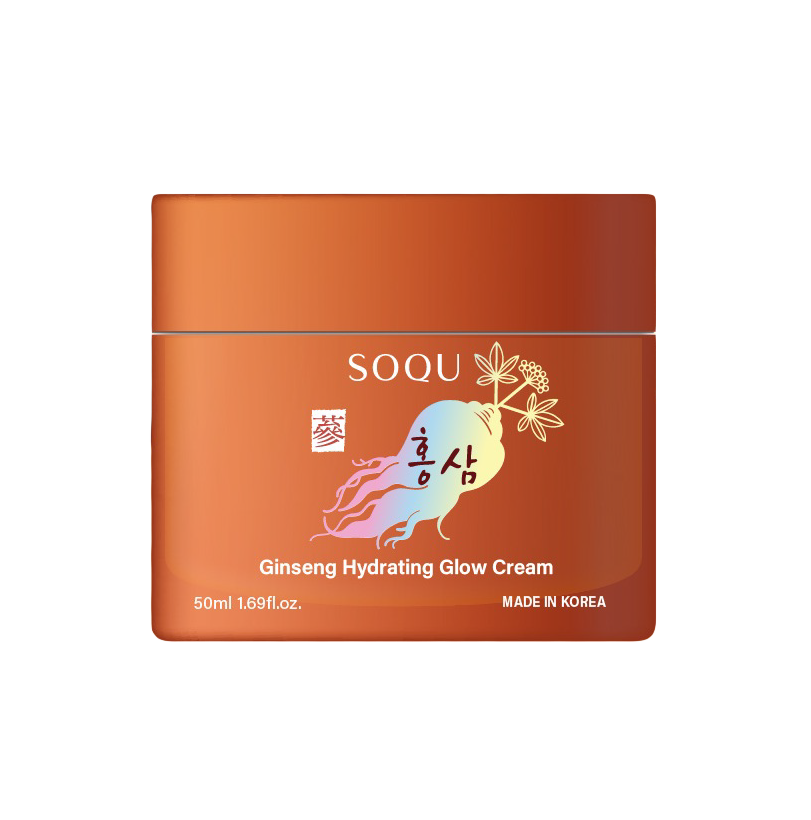 SOQU Ginseng Hydrating Glow Cream - Supports the skin barrier, improve elasticity, and brighten dull, uneven skin tone