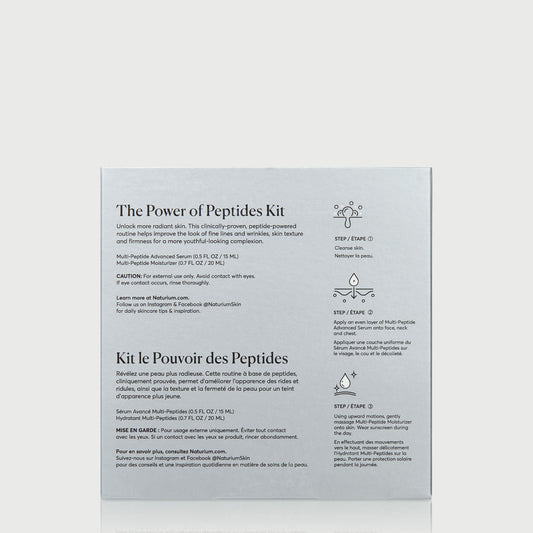 Naturium The Power of Peptides Kit - Multi-Peptide Advanced Serum and Multi-Peptide Moisturizer