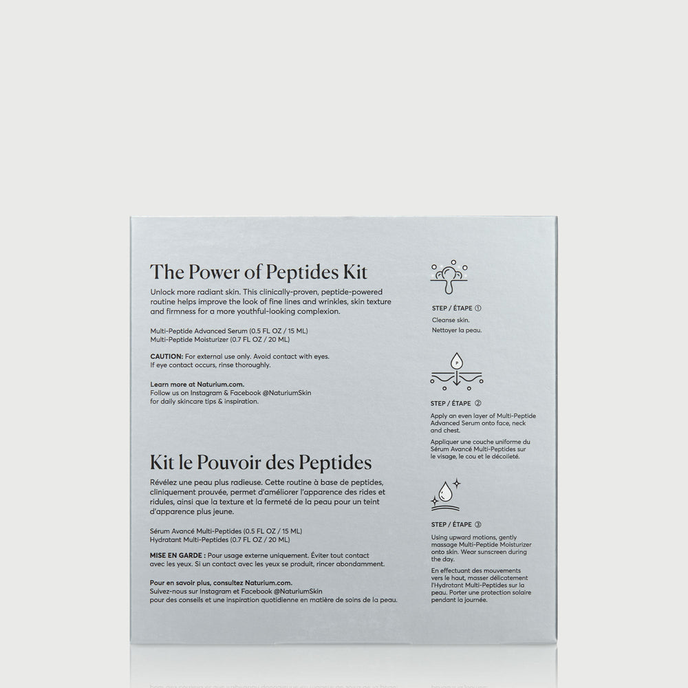 Naturium The Power of Peptides Kit - Multi-Peptide Advanced Serum and Multi-Peptide Moisturizer