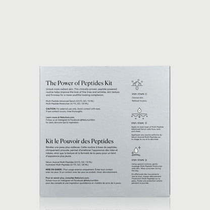 Naturium The Power of Peptides Kit - Multi-Peptide Advanced Serum and Multi-Peptide Moisturizer