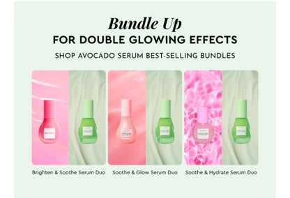 Glow Recipe Avocado Ceramide Serum - Soothing, Hydrating Face Serum for Redness Relief & Skin Barrier Repair - Lightweight, Milky Serum for Dry, Sensitive Skin
