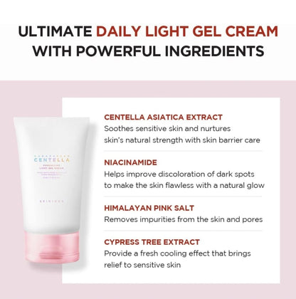 SKIN1004 Madagascar Centella Poremizing Light Gel Cream - Tightens Pores & Soothes