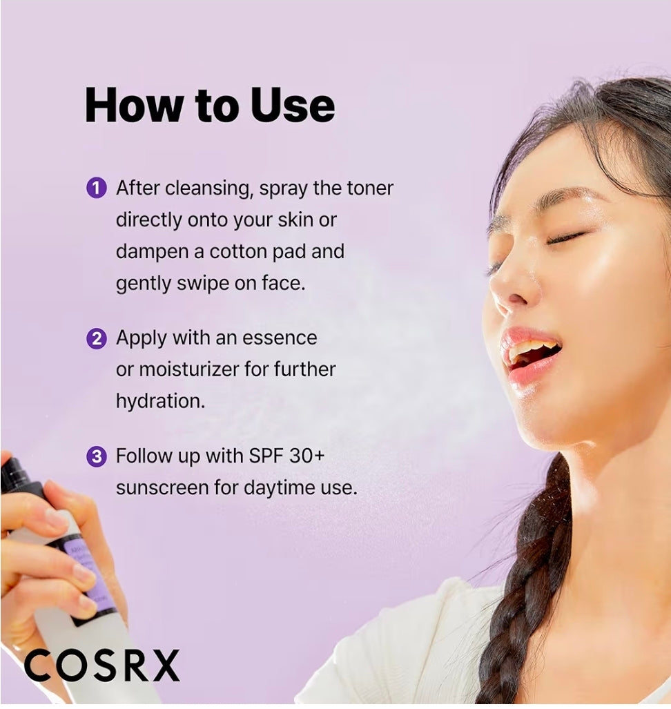 COSRX AHA/BHA Clarifying Treatment Toner - Facial Exfoliating Spray for Whiteheads, Pores, & Uneven Skin