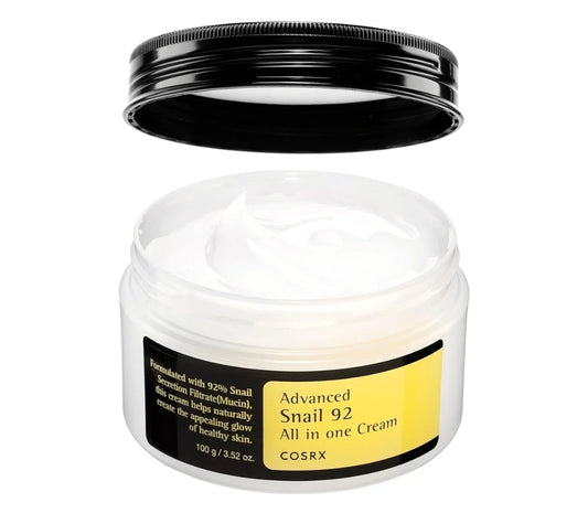 COSRX Advanced Snail Mucin 92% All in One Cream - Lightweight Moisturing Cream for Soft, Glowy Skin