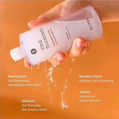 Blithe Vital Treatment 9 Essential Seeds Niacinamide Toner - Skin Essence for Face, Clarifying Skin Vitalizing & Dark Spots - Hyperpigmentation Care