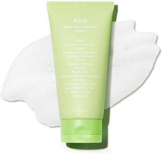 Abib Mild Foam Cleanser Heartleaf Foam