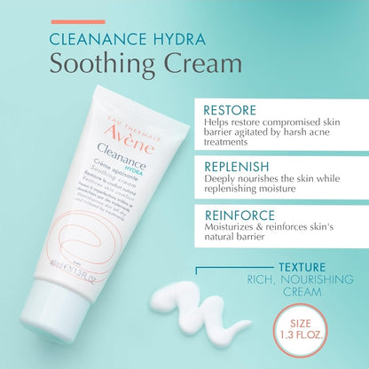 Avene Cleanance HYDRA Crema Calmante - Hidratante Enriquecida
