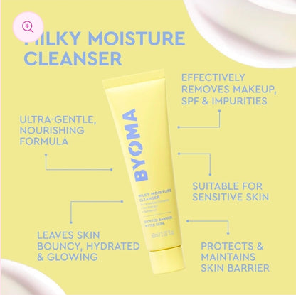 Byoma Milky Way Hydrating Heroes: Hidrata y restaura la piel. Con complejo de tricerámida.