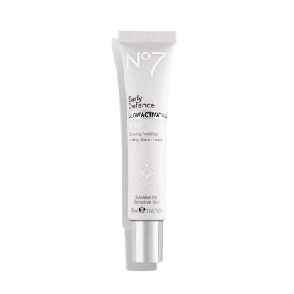 No7 Early Defence Glow Activating Serum - Helps clear and refine pores, support skin's natural defences and boost young skin's natural renewal process
