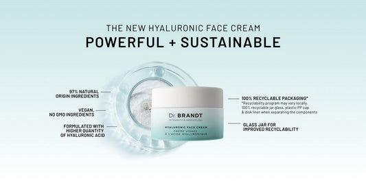 Crema facial hialurónica con hidropéptidos del Dr. Brandt