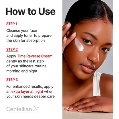CENTELLIAN 24 Madeca Cream Time Reverse: la crema antienvejecimiento avanzada está diseñada para combatir 10 signos de problemas de la piel, como líneas finas, arrugas, firmeza, tono de piel desigual y opacidad.
