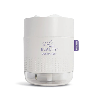 Plum Beauty Dermafier Humidifier - Portable design is perfect for your desk or vanity to hydrate your skin - USB Powered - Features a Warm night light