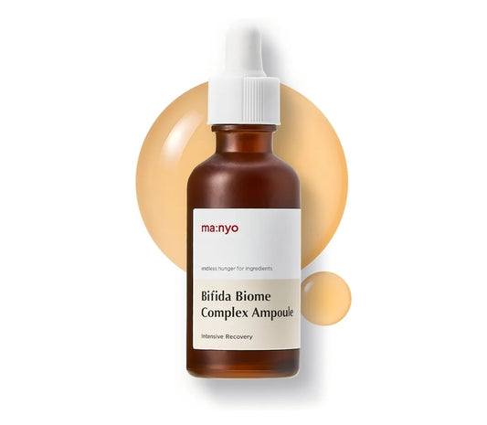 ma:nyo Bifida Biome Complex Ampoule Serum - Skin Rejuvenating and Skin Barrier Repair with 10 Types of Hyaluronic Acid & Probiotics for Glow Skin & Anti-aging