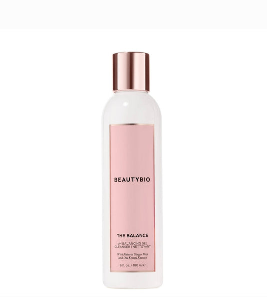 BeautyBio The Balance - pH Balancing Facial Gel Cleanser With Natural Ginger Root & Oat Kernal Extract - Soothes and calms visible redness while smoothing the look of uneven texture