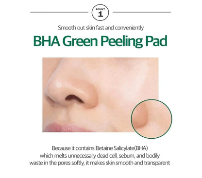 VT Cosmetics CICA Mild Toner Pad (60 Pads) - Exfoliating, Hydrating, Soothing, pH Balancing With BHA, Centella Asiatica Extract, Hyaluronic Acids for Daily Facial Use