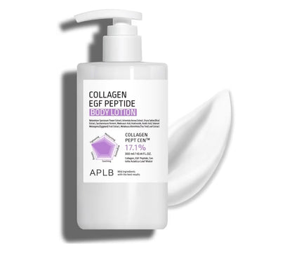 APLB Collagen EGF Peptide Body Lotion - COLLAGEN PEPT CEN 17.1%, Elasticity care, Long lasting moisturizing, Revitalize for gentle and improve skin texture