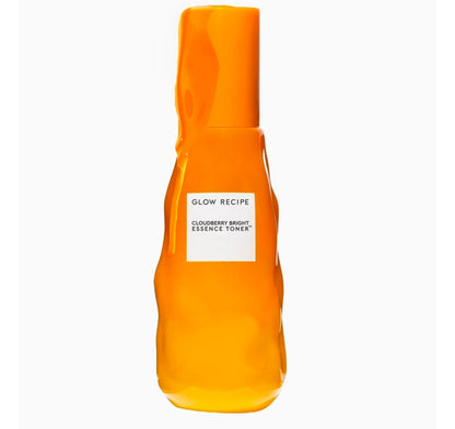 Glow Recipe Cloudberry Brightening Essence Toner - CoQ10Toner to Strengthen Skin Barrier + Hydrating Rice Water, Vitamin C, E & 5% Glycerin to Soften & Even Skin Tone