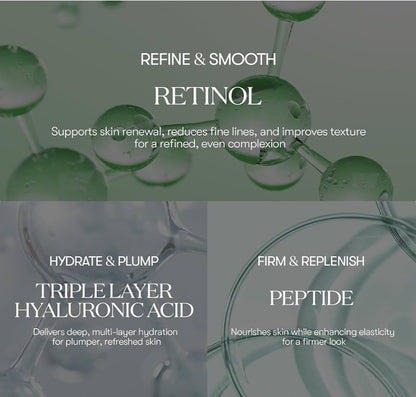 VT Cosmetics CICA Reti-A Daily Mask - 30 Sheets, Retinol Complex for Pore Minimizing, Skin Softening & Hydrating