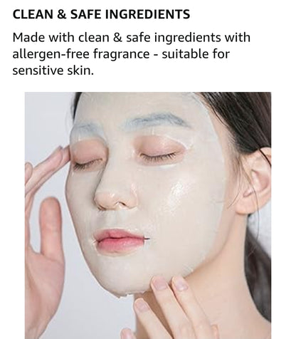Celimax The Real Cica Calming Ampoule Mask - With Centella Asiatica & Madecassoside, for Wrinkle & Fine Lines, Hydrating - 1 Mask