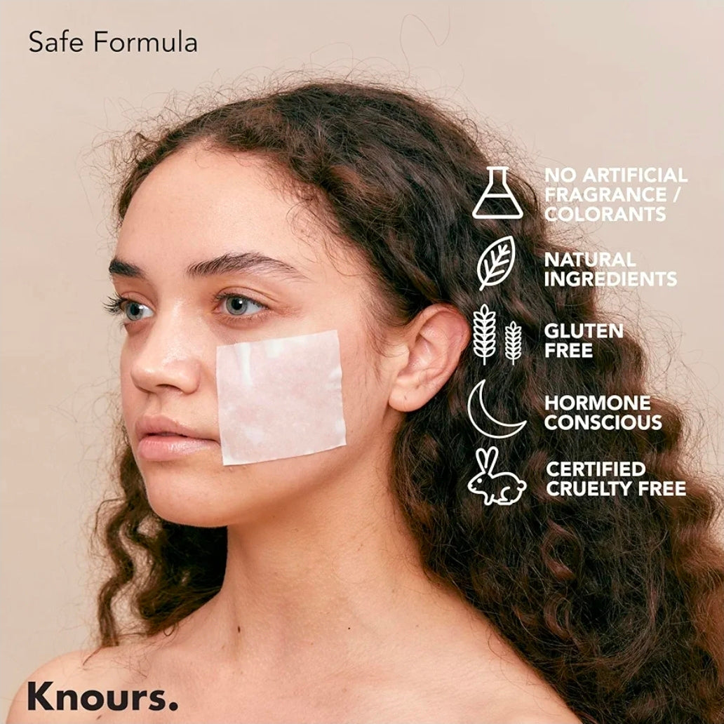 Almohadillas rellenadoras Knours Power Elasticity Boosting - Extracto de 6 plantas, suaviza líneas de expresión, reafirmante, elasticidad, refuerzo de colágeno, almohadilla tónica premium 2 en 1 + mascarilla facial, albahaca sagrada, 110 almohadillas