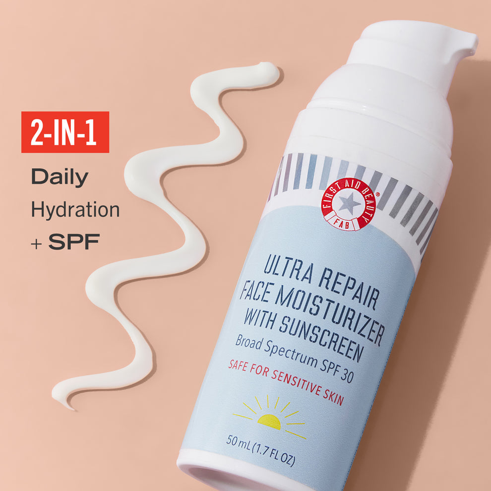 First Aid Beauty Ultra Repair Face Moisturizer with Sunscreen Broad Spectrum SPF 30