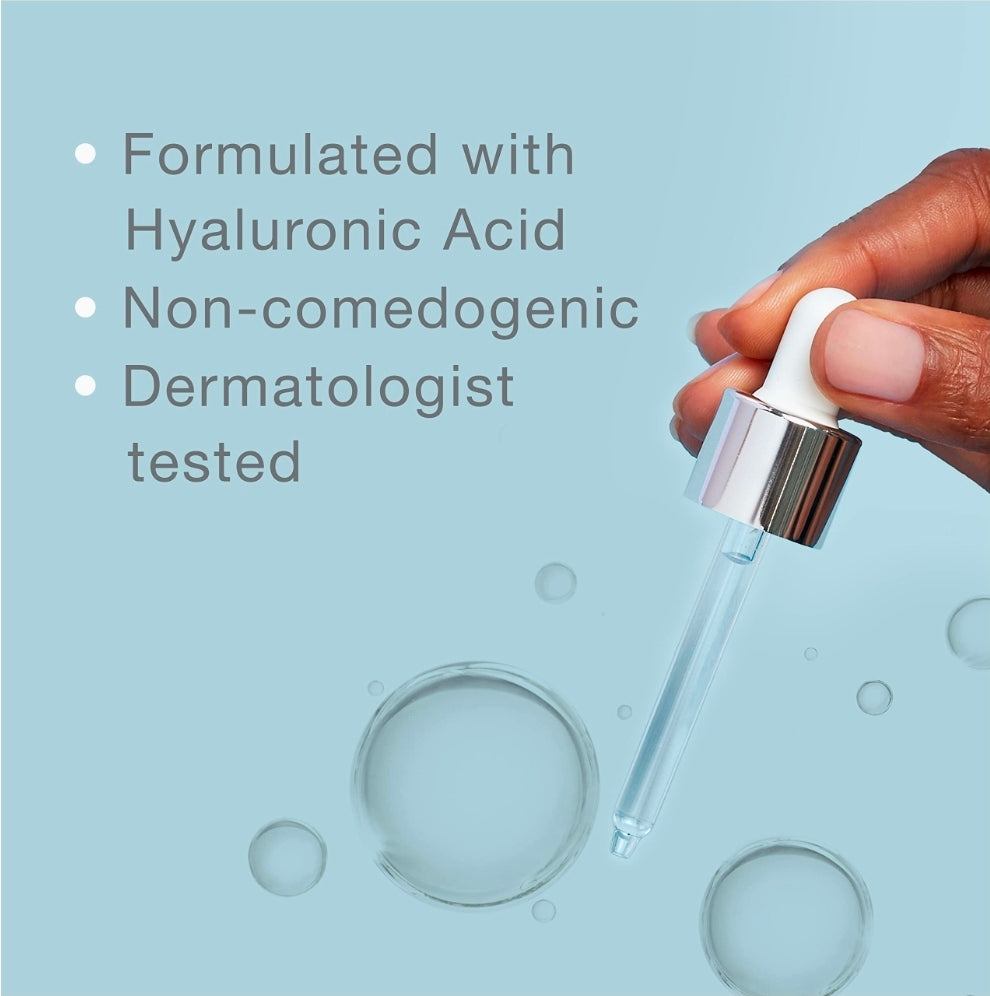 Neutrogena Hydro Boost Glow Booster Primer & Serum - Hydrating & Moisturizing Face Serum-to-Primer Hybrid, Infused with Purified Hyaluronic Acid & Designed to Instantly Hydrate