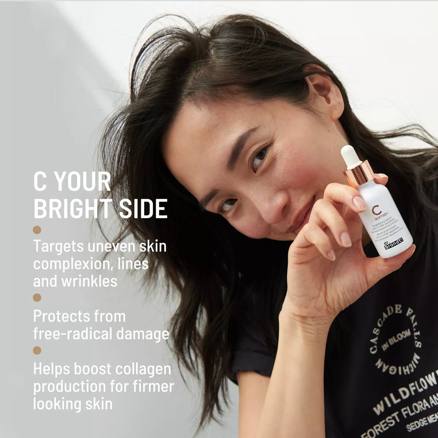 Dr. Brandt Bright This Way C Scription Brightening Serum - Fades dark spots, improves the look of fine lines and wrinkles, helps boost collagen production for firmer-looking skin