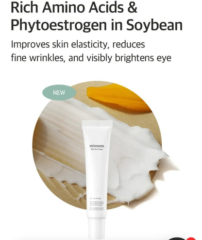 Mixsoon Bean Eye Cream - Deeply hydrates, brightens dark circles, and firms the skin