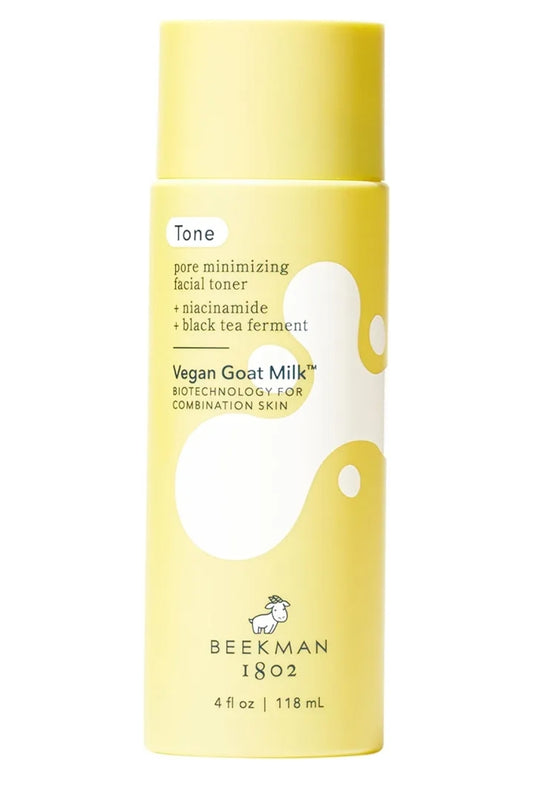 Tónico facial minimizador de poros Beekman 1802: equilibra y mejora la textura de la piel - 2 % de niacinamida, bioleche y fermento de té negro