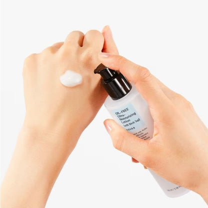 COSRX Oil Free Ultra- Moisturizing Lotion with Birch Sap - Daily Acne Facial Moisturizer, Hydrating Moisturizer for All Skin Types, Paraben free