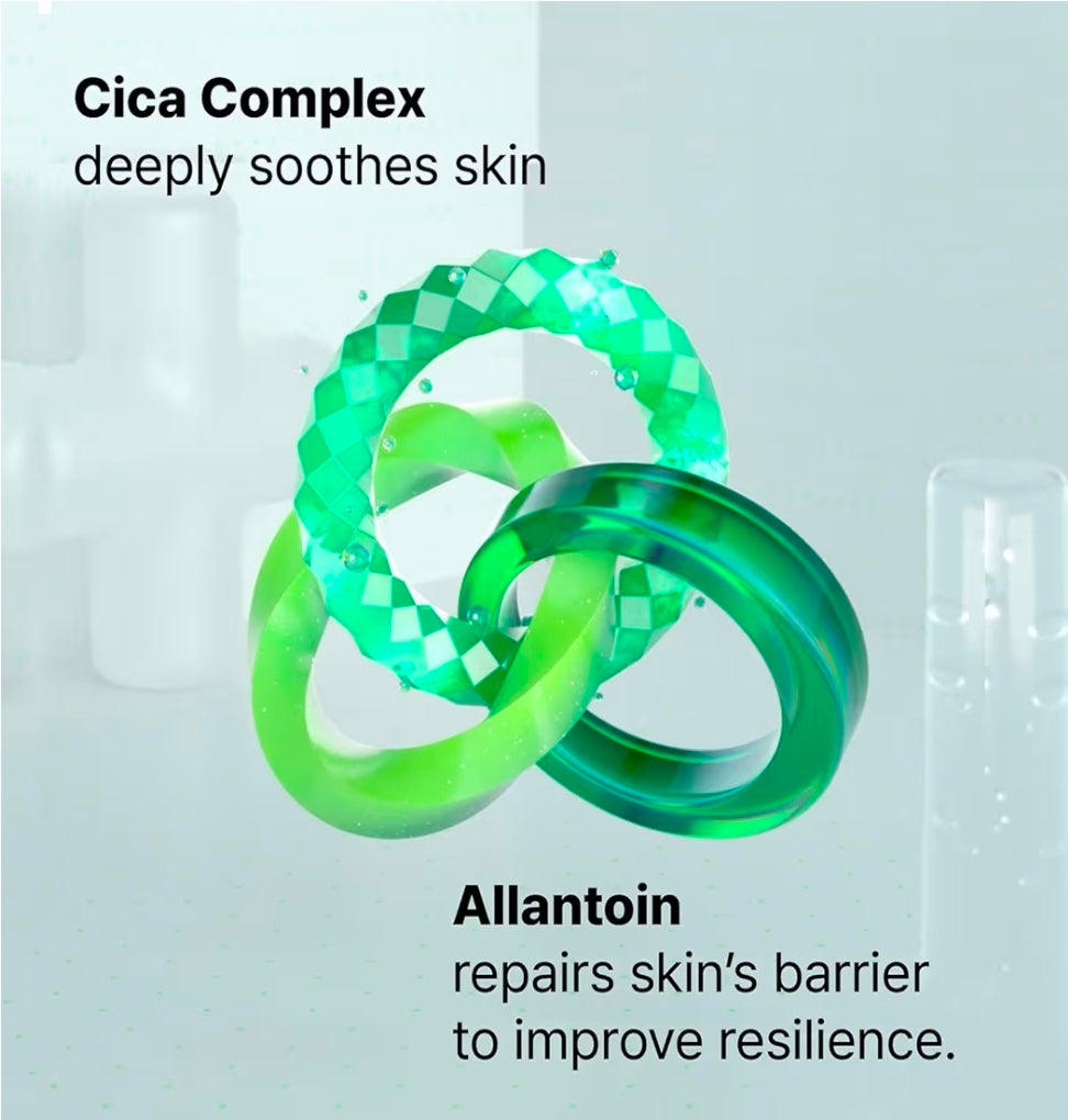 Dr Jart Cicapair The Soothing Cica Trio - Intensive Soothing Repair Cream - 50ml + 2 Travel size 7 ml, Soothes irritated, sensitive and sensitized skin