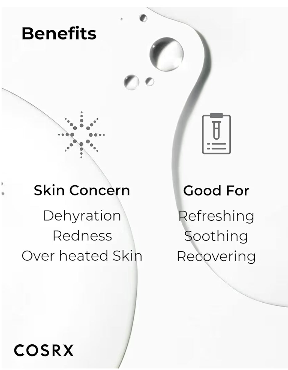 COSRX Hydrium Watery Toner - Hyaluronic Acid, Allantoin, Repairs and cools down the skin, Panthenol, for Sensitive Skin 5 oz