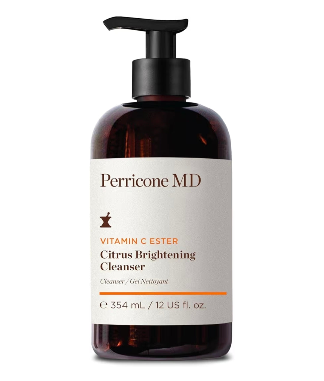 Limpiador iluminador con éster de vitamina C cítrico de Perricone MD: mejora la claridad, la textura y el tono, hidrata y reafirma, 12 oz