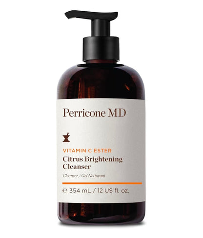 Limpiador iluminador con éster de vitamina C cítrico de Perricone MD: mejora la claridad, la textura y el tono, hidrata y reafirma, 12 oz