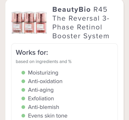 BeautyBio R45 The Reversal - Retinol Anti-Aging Treatment Set - 45 Days Multi-Phase Retinol Treatment - Skin Cell Turnover