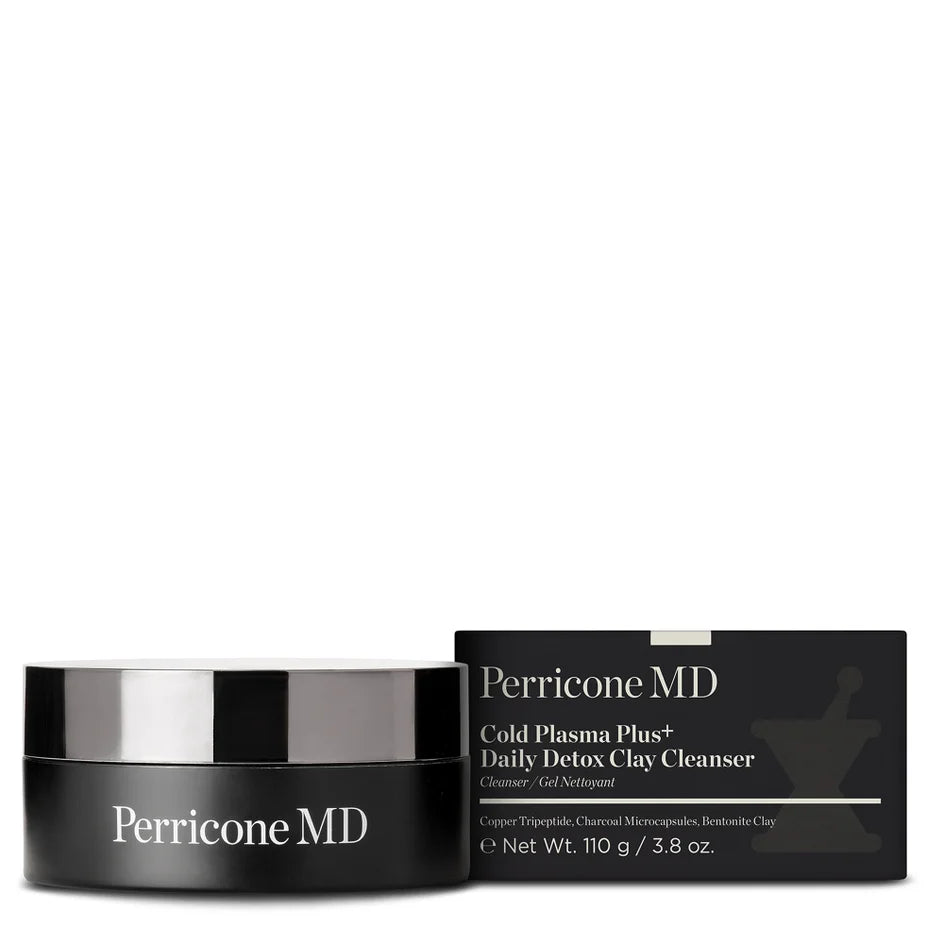 Perricone MD Cold Plasma Plus+ Daily Detox Clay Cleanser - With encapsulated charcoal, this multi-tasking powerhouse deeply purifies and detoxifies to remove excess oil, dirt and impurities