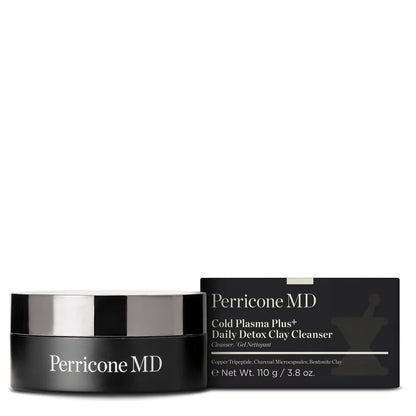 Perricone MD Cold Plasma Plus+ Daily Detox Clay Cleanser - With encapsulated charcoal, this multi-tasking powerhouse deeply purifies and detoxifies to remove excess oil, dirt and impurities