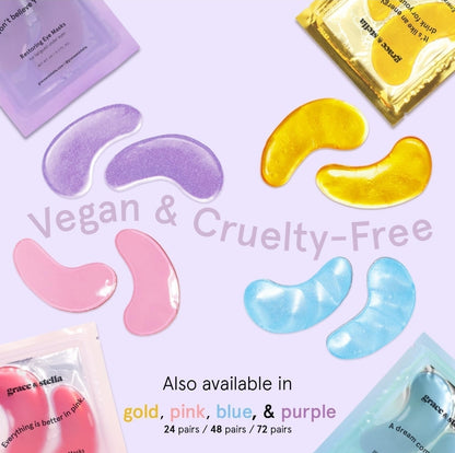 Grace & Stella Retinol Under Eye Patches - Gel Eye Mask with Hyaluronic Acid - For Puffiness, Brightening, Rejuvenating, Dark Circles, Hydrating, Moisturizing - 1 Pair
