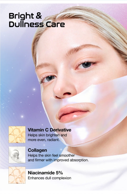 ANUA Vita Brightening Collagen Mask - Eternal Honmoon, Hydrogel Mask, Cooling & Skin Firmness, Dullness Care with Vitamin C, Radiant Glass Skin, KPop Demon Hunters - 1 Mask
